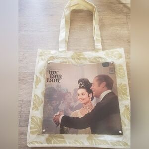 Tote Bag Reusable Shopping Bag My Fair Lady Audrey Hepburn Rex Harrison